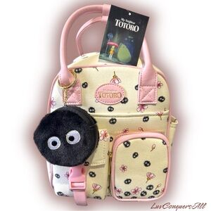Studio Ghibli My Neighbor Totoro Soot Sprites Coin Pouch Mini Backpack